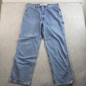 Vintage Gap Jeans Men's 38x32 Baggy Carpenter Contractor Y2K 10" Leg
